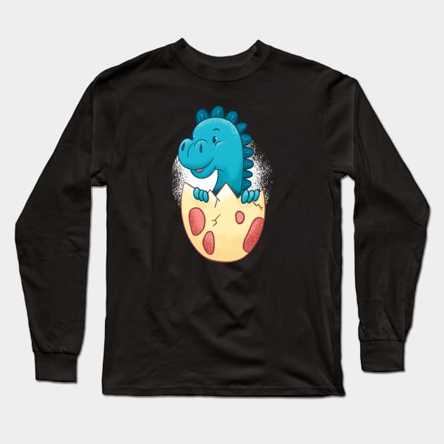 Baby Dinosaur Long Sleeve T-Shirt by LR_Collections